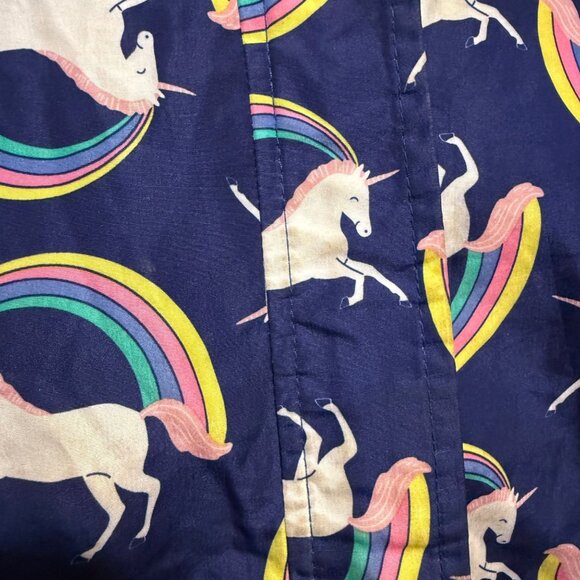 Carters Girls Unicorn & Rainbow Jacket M 5-6 Polyester - Picture 3 of 7